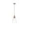 Z-Lite Wentworth 1 Light Pendant, Brushed Nickel & Clear 2300P8-BN - alternate 2